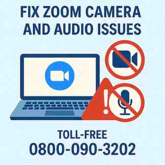 Fix Zoom Camera and Audio Issues | 0800-090-3202