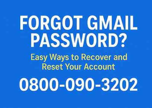 Forgot Gmail Password | 0800-090-3202
