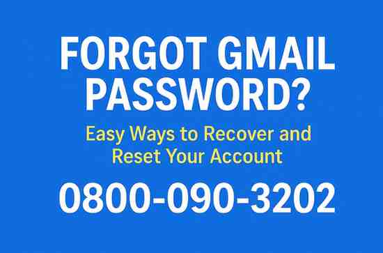 Forgot Gmail Password | 0800-090-3202