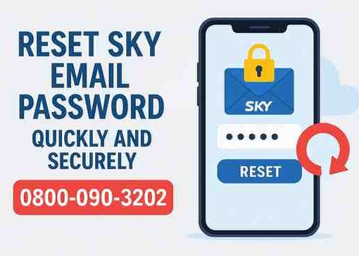 reset Sky email password | 0800-090-3202