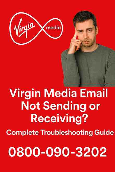 Virgin Media email not sending | 0800-090-3202