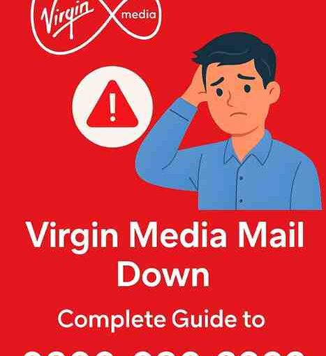 Virgin Media mail down | 0800-090-3202