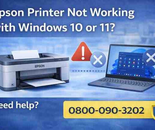 Epson printer not working with windows 10 or 11 | 0800-090-3202