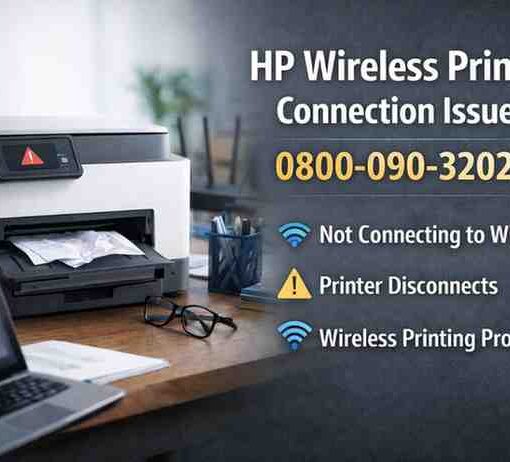 HP wireless printer connection issues | 0800-090-3202