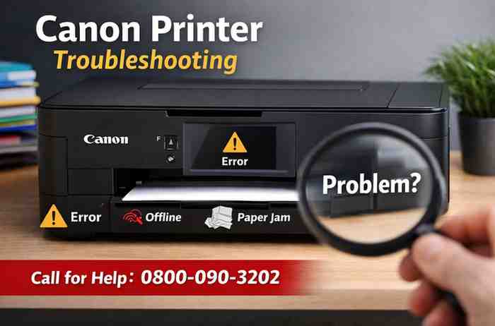 canon printer common issues | 0800-090-3202