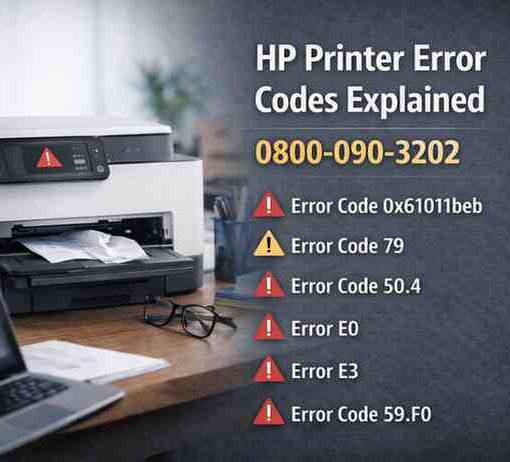 HP printer error codes | 0800-090-3202